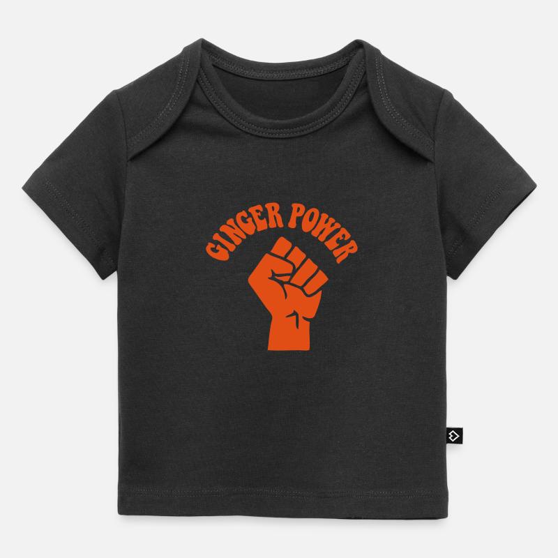Ginger puissance - T-shirt Premium bébé bio - noir
