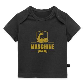 Machine Or - T-shirt Premium bébé bio - noir - Devant