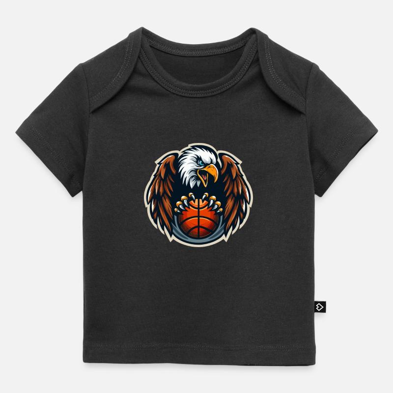 Équipe de basket-ball Eagle - T-shirt Premium bébé bio - noir