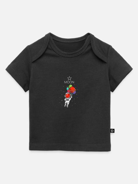 Mond - Baby Premium Organic T-Shirt - Schwarz