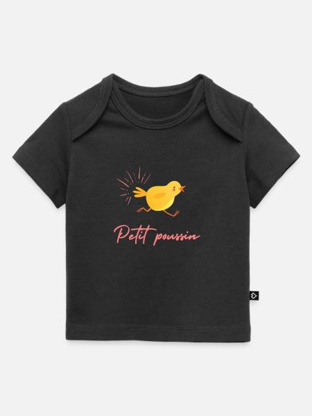 Petit poussin - T-shirt Premium bébé bio - noir