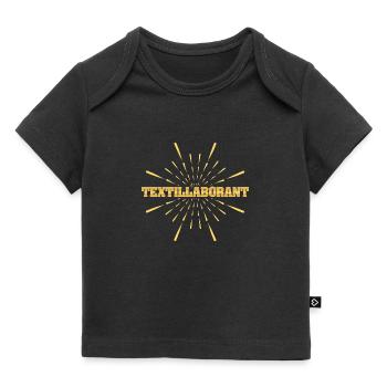 Textile laboratory assistant as a job - Baby Premium Organic T-shirt - black - Front