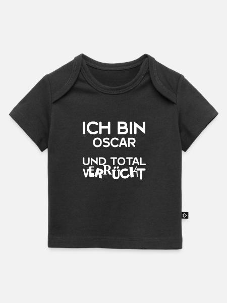 Vorname Oscar - Baby Premium Organic T-Shirt - Schwarz