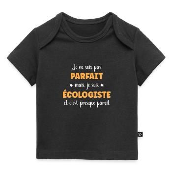 Humour écologiste - T-shirt Premium bébé bio - noir - Devant