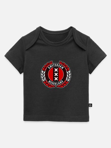 Amsterdam - Baby Premium Organic T-Shirt - Schwarz
