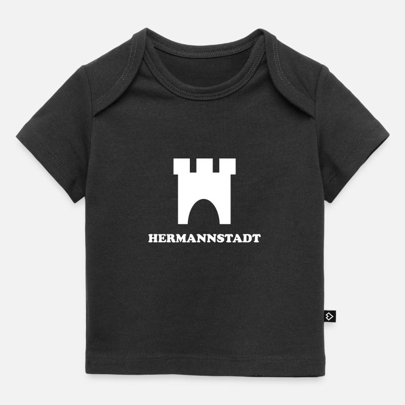 Les Saxons de Sibiu - T-shirt Premium bébé bio - noir