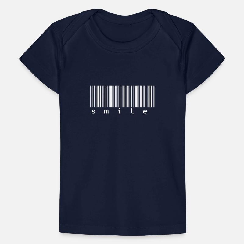 Barcode Strichcode Smile Lachen Baby Premium Organic T-Shirt