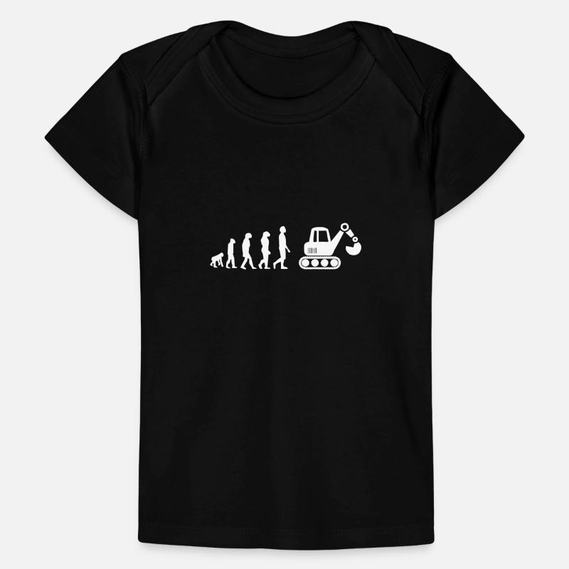 Evolution mechanischer Bagger Baby Premium Organic T-Shirt