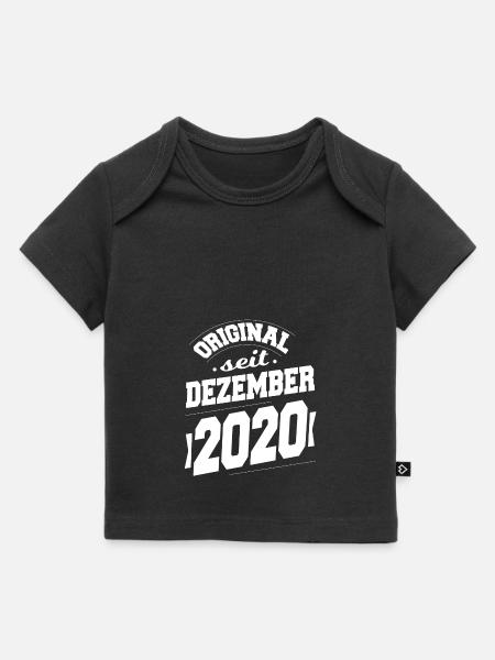Desember 2020 Original mann og kone i 3 år - T-skjorte Premium baby økologisk - svart
