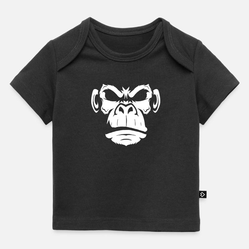 Singe - T-shirt Premium bébé bio - noir