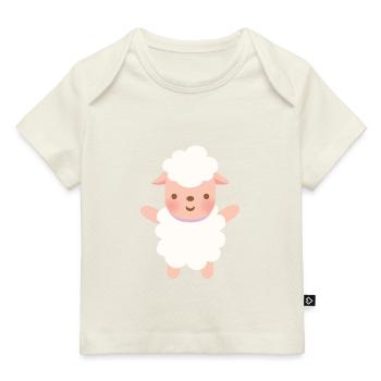 Süße Ssheep Lamm - Baby Premium Organic T-Shirt - Dunkelnavy - Vorne