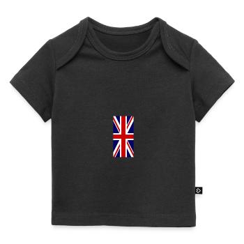 union jack - T-shirt Premium bébé bio - noir - Devant