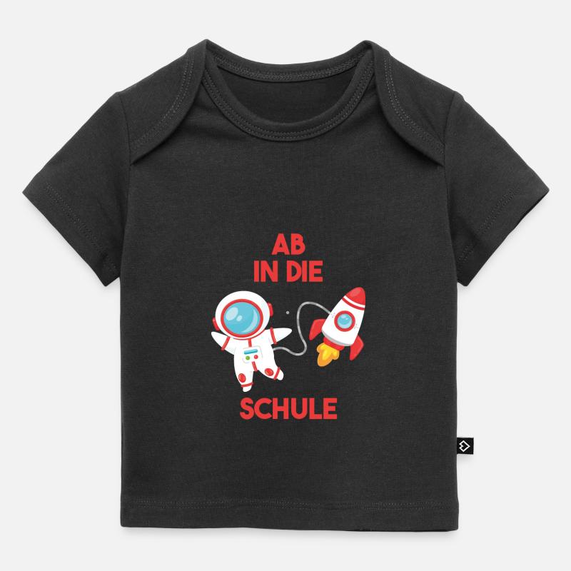 Kinder Einschulung Schulanfang Schulkind Schule - Baby Premium Organic T-Shirt - Schwarz