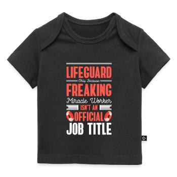 Lifeguard Outdoor Pool Sea Profession - Baby Premium Organic T-shirt - black - Front