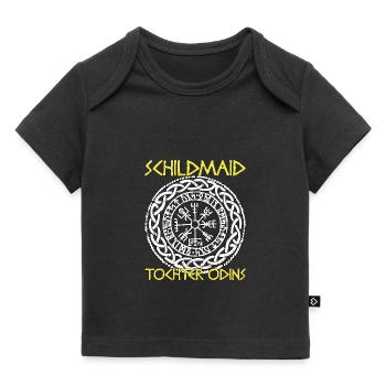 Schildmaid Odin Wikinger Tochter Geschenk - Baby Premium Organic T-Shirt - Schwarz - Vorne