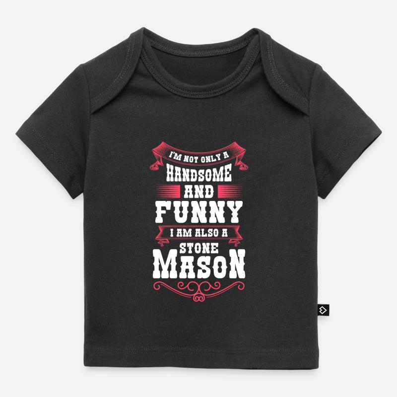 Stonemason Creative Guild Art - Baby Premium Organic T-shirt - black