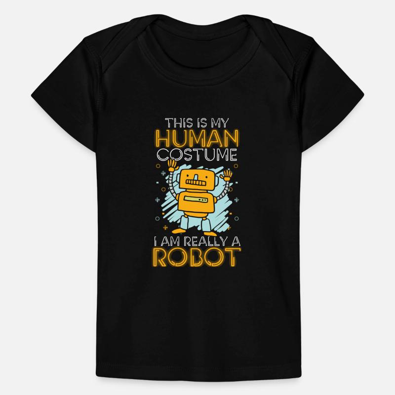 Android Gear Cyborg Tin Camarade T-shirt Premium bébé bio