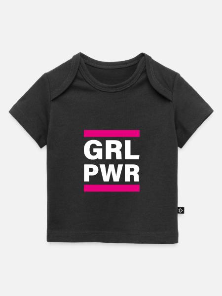Girlpower - Baby Premium Organic T-Shirt - Schwarz