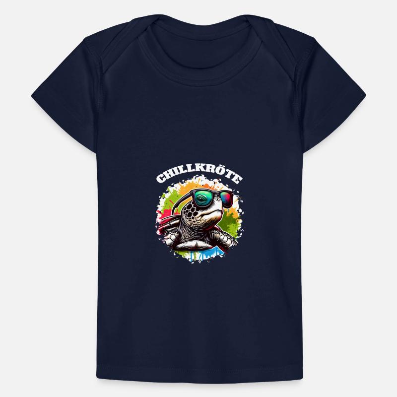 Chill Toad Turtle Baby Premium Organic T-shirt