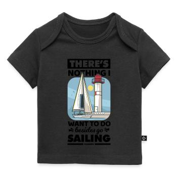 Sail - Baby Premium Organic T-shirt - black - Front
