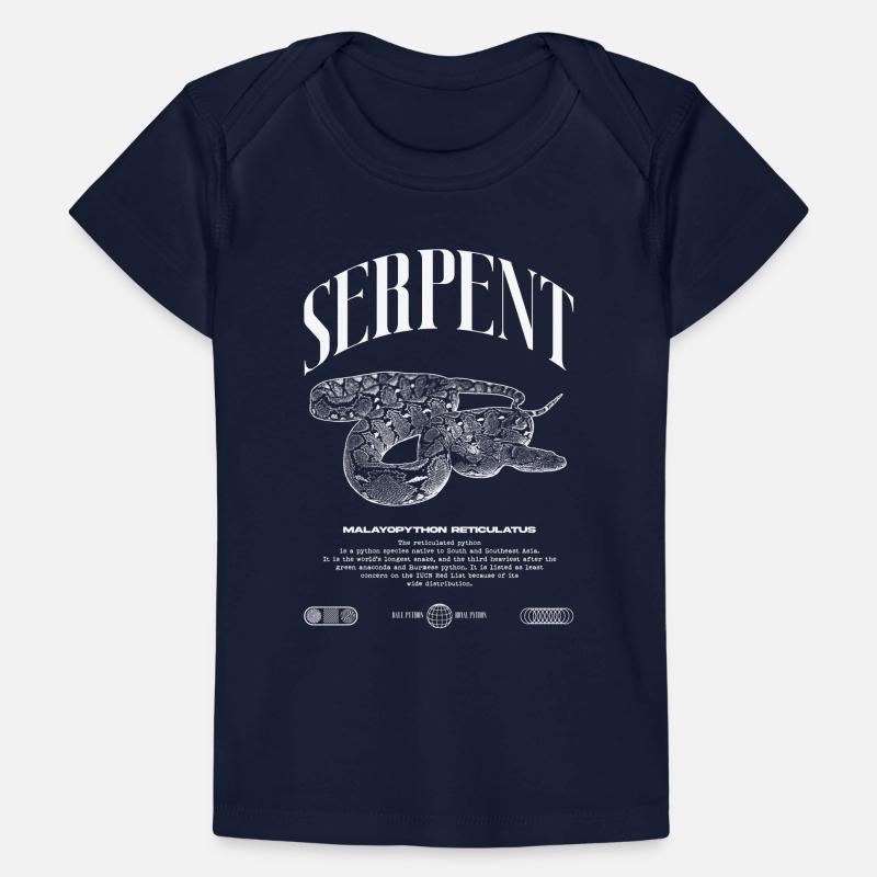 Python réticulé Reptile Keeper Streetwear T-shirt Premium bébé bio