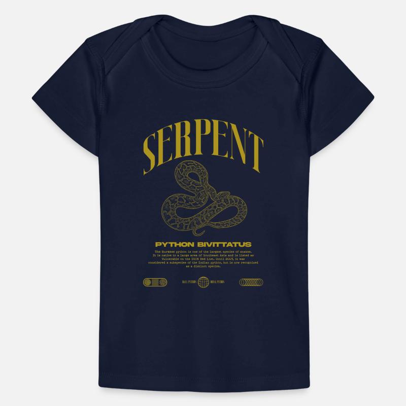 Python Birman Moderne Reptile Keeper Streetwear T-shirt Premium bébé bio