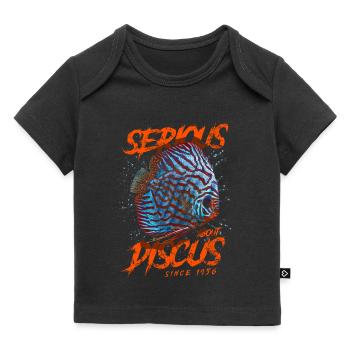 Ernsthaft im Bereich Diskusfische seit 1956 - Baby Premium Organic T-Shirt - Schwarz - Vorne