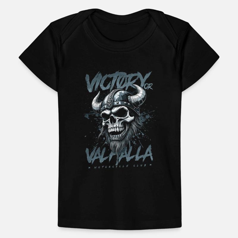 Motorrad Nordische Wikinger Sieg Oder Walhalla Baby Premium Organic T-Shirt