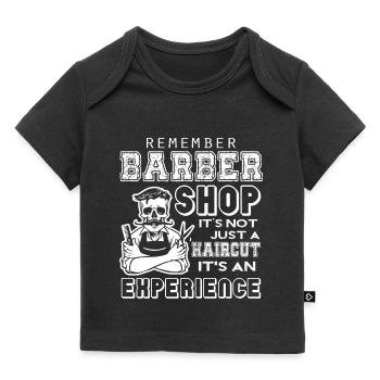 Barber Remember Barber Shop - Baby Premium Organic T-shirt - black - Front