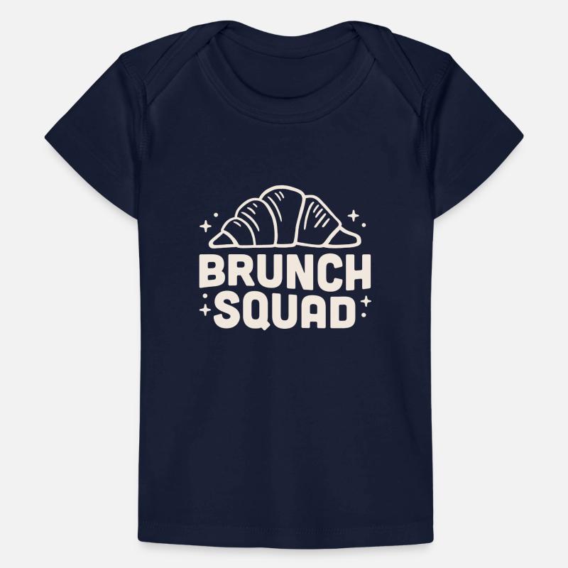 Brunch squad croissants T-shirt Premium bébé bio
