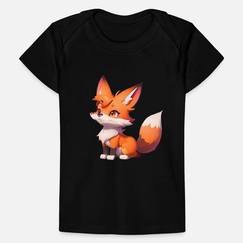 Adorable Chibi Fox Baby Premium Organic T-shirt