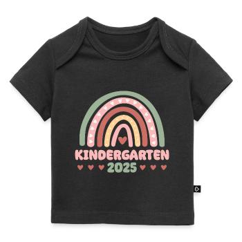 ich bin jetzt ein Kindergartenkind 2025 - Baby Premium Organic T-Shirt - Schwarz - Vorne