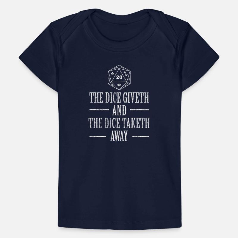 The Dice Giveth and Taketh Dice Game Baby Premium Organic T-shirt