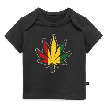 Reggae - Baby Premium Organic T-Shirt - Schwarz - Vorne