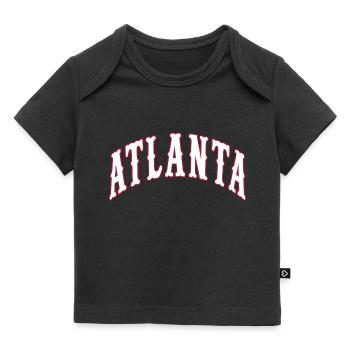 Atlanta - Baby Premium Organic T-Shirt - Schwarz - Vorne