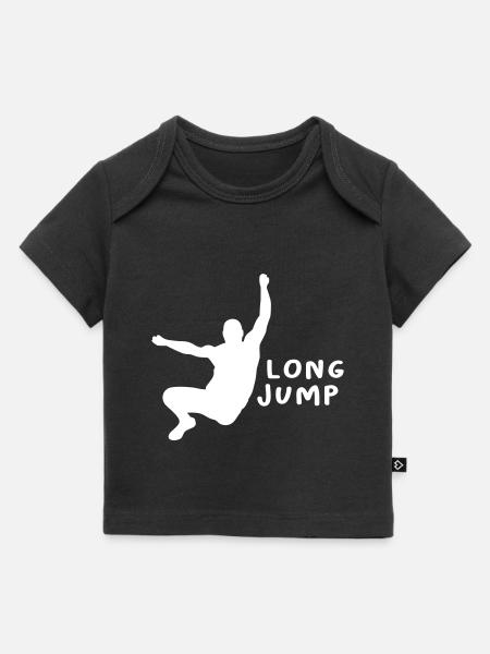Weitsprung - Baby Premium Organic T-Shirt - Schwarz