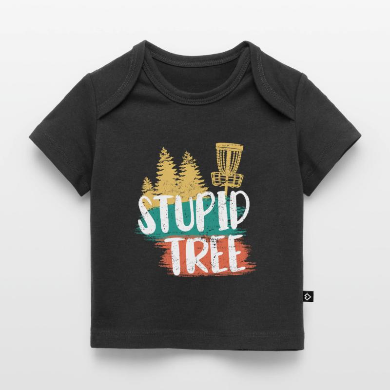 Stupid Tree Discgolf Geschenk Disc Golf Baby Premium Organic T-Shirt