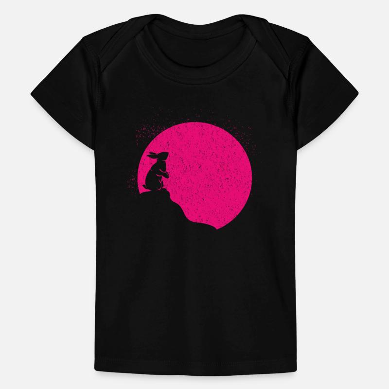 Blood Moon with Rabbit Full Moon Rabbit Gift Baby Premium Organic T-shirt