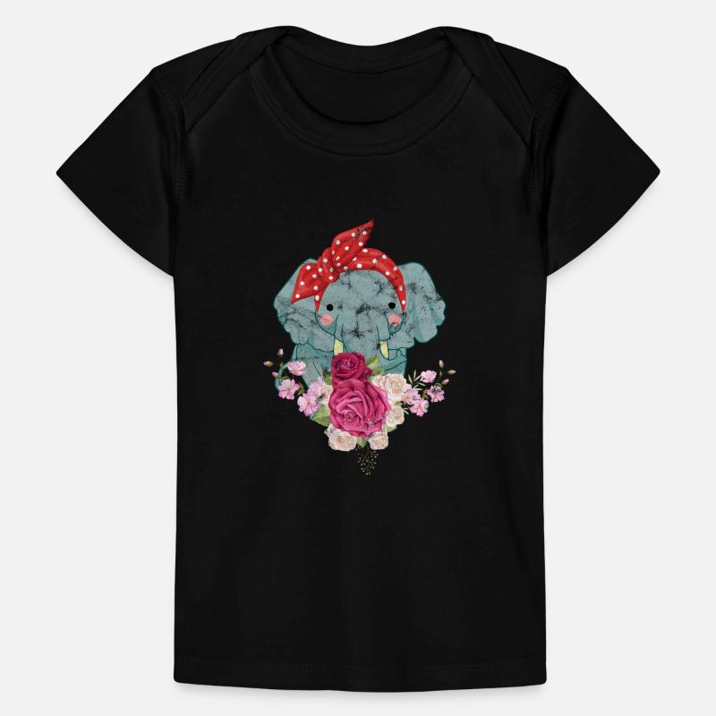 Éléphant T-shirt Premium bébé bio