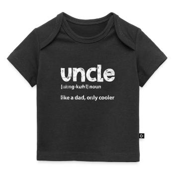 Uncle - Baby Premium Organic T-shirt - black - Front