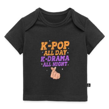 K-Pop Korean Music Pop Korea Kpop Gift - Baby Premium Organic T-shirt - black - Front