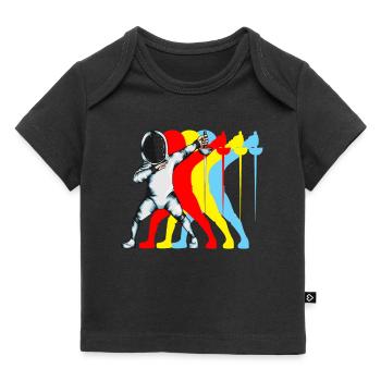 Fechten Degenfechten Fechtkünstler Dab Fechtoutfit - Baby Premium Organic T-Shirt - Schwarz - Vorne
