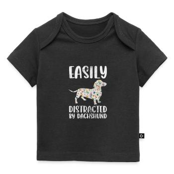Dackel - Baby Premium Organic T-Shirt - Schwarz - Vorne
