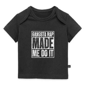 Hip-hop - T-shirt Premium bébé bio - noir - Devant