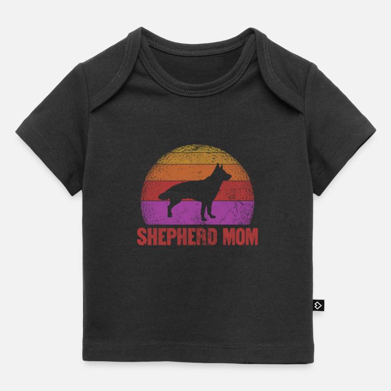 Mère berger allemand - T-shirt Premium bébé bio - noir