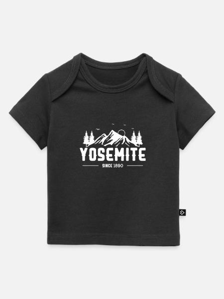 Yosemite National Park - Baby Premium Organic T-Shirt - Schwarz