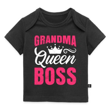 Grandma Boss Grandma Boss Grandma Mother's Day - Baby Premium Organic T-shirt - black - Front