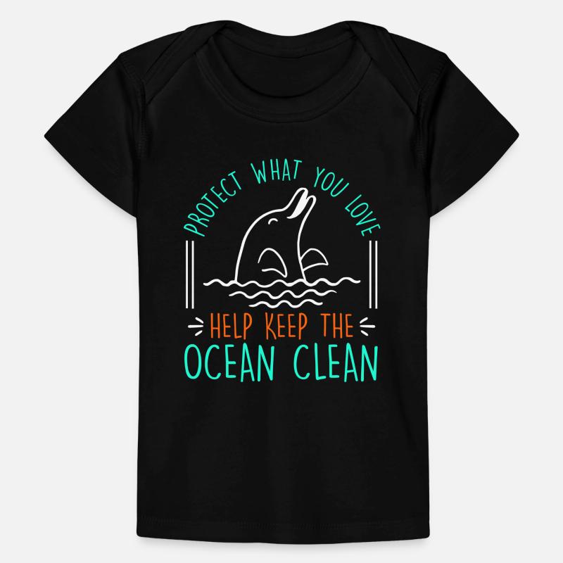 Keep it Clean Save the Ocean Artenschutz Umwelt Baby Premium Organic T-Shirt