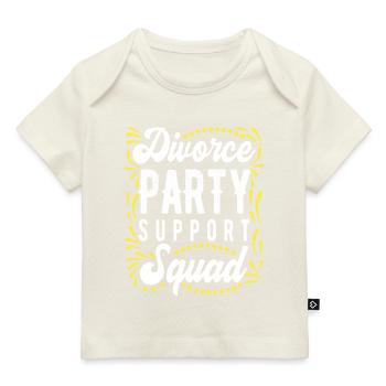 Scheiding Partij Man Gelukkig Gescheiden - Baby Premium t-shirt biologisch - dark navy - Voor