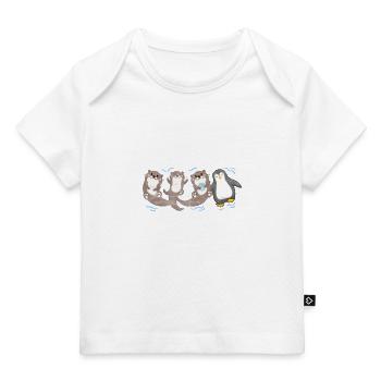 Loutre - T-shirt Premium bébé bio - marine foncé - Devant